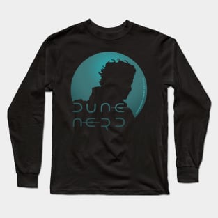 Dune Nerd Paul Atreides Silhouette Long Sleeve T-Shirt